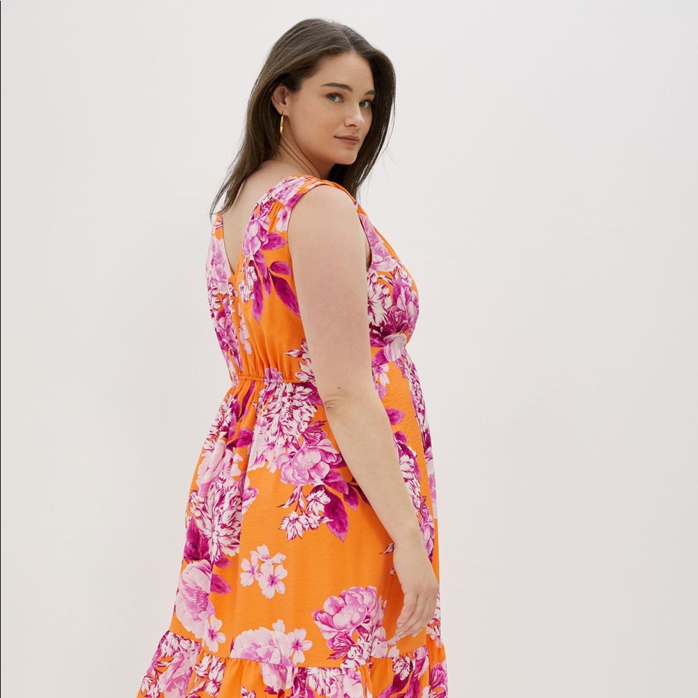 Anthropologie Gathered Maxi Dress - Picture 7 of 10